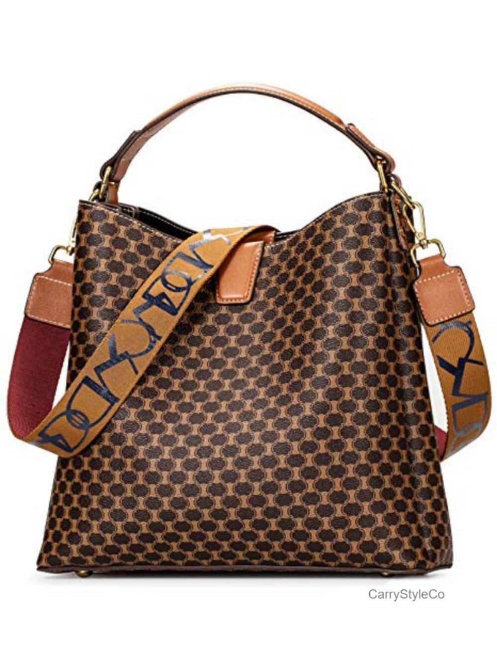 PU Leather Satchel Handbag Top Handle Tote Vintage Shoulder Crossbody